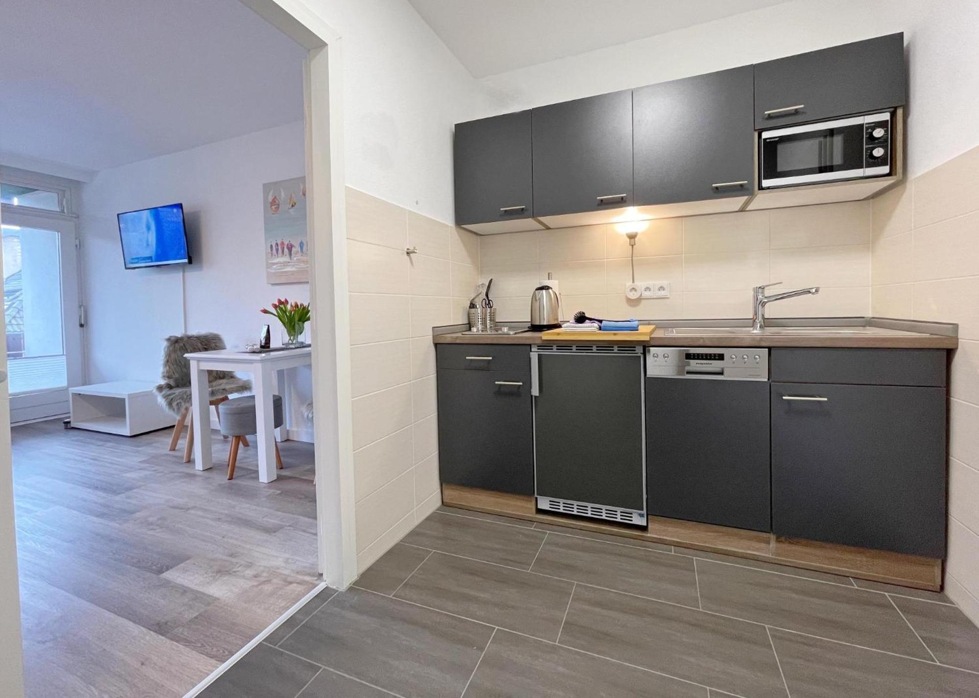 Ferienwohnung Mitten In Mit Balkon Strandläufer 1