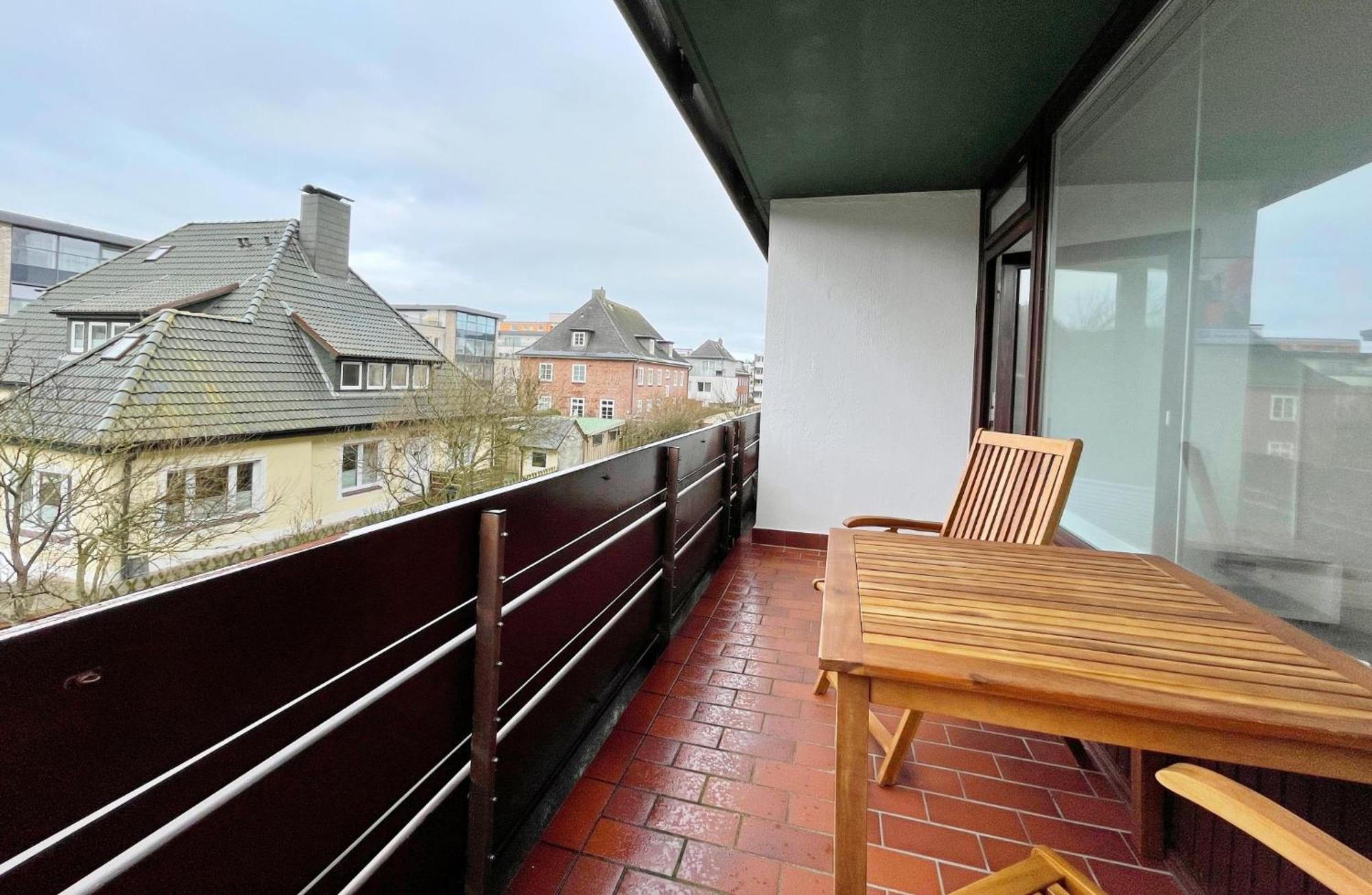 Apartment Ferienwohnung Mitten In Mit Balkon Strandläufer 1
